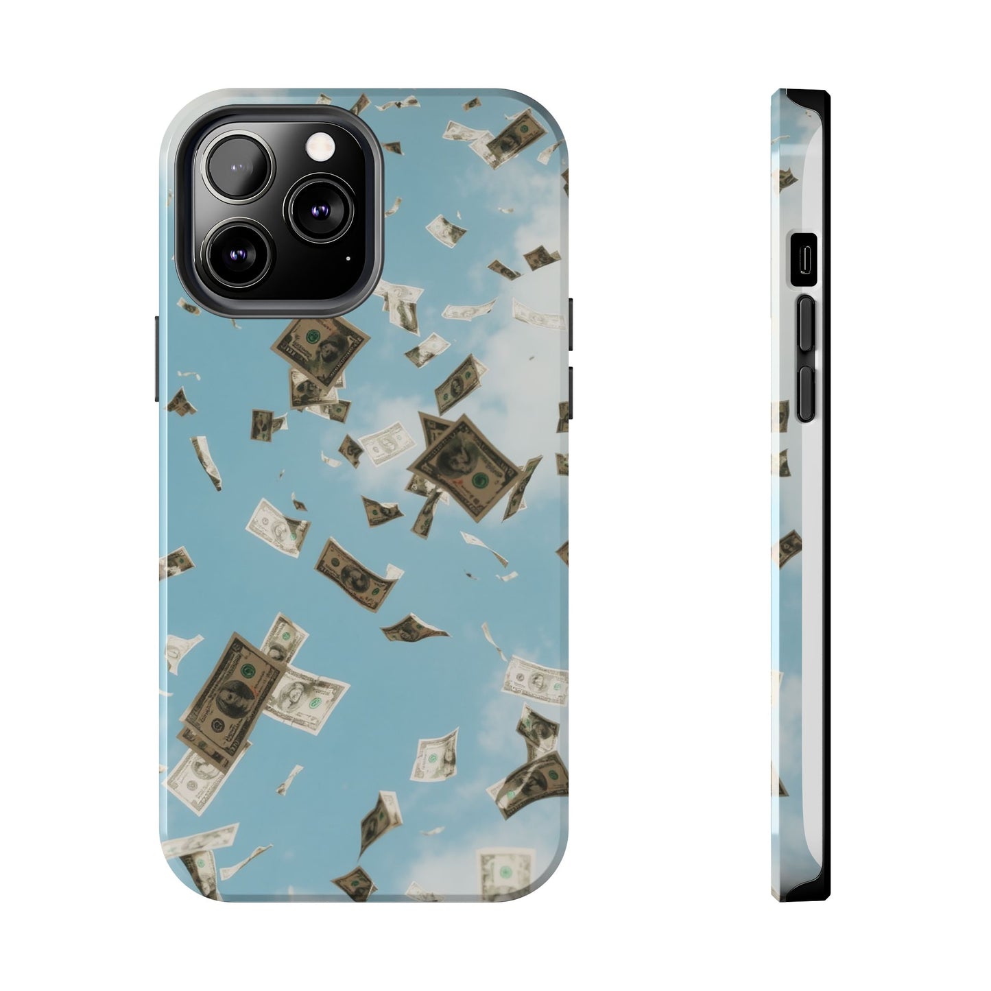 Cinematic Money Rain Phone Case | Tough & Stylish Accessory for Trendsetters, Gift for Birthdays, Graduations, and Celebrations