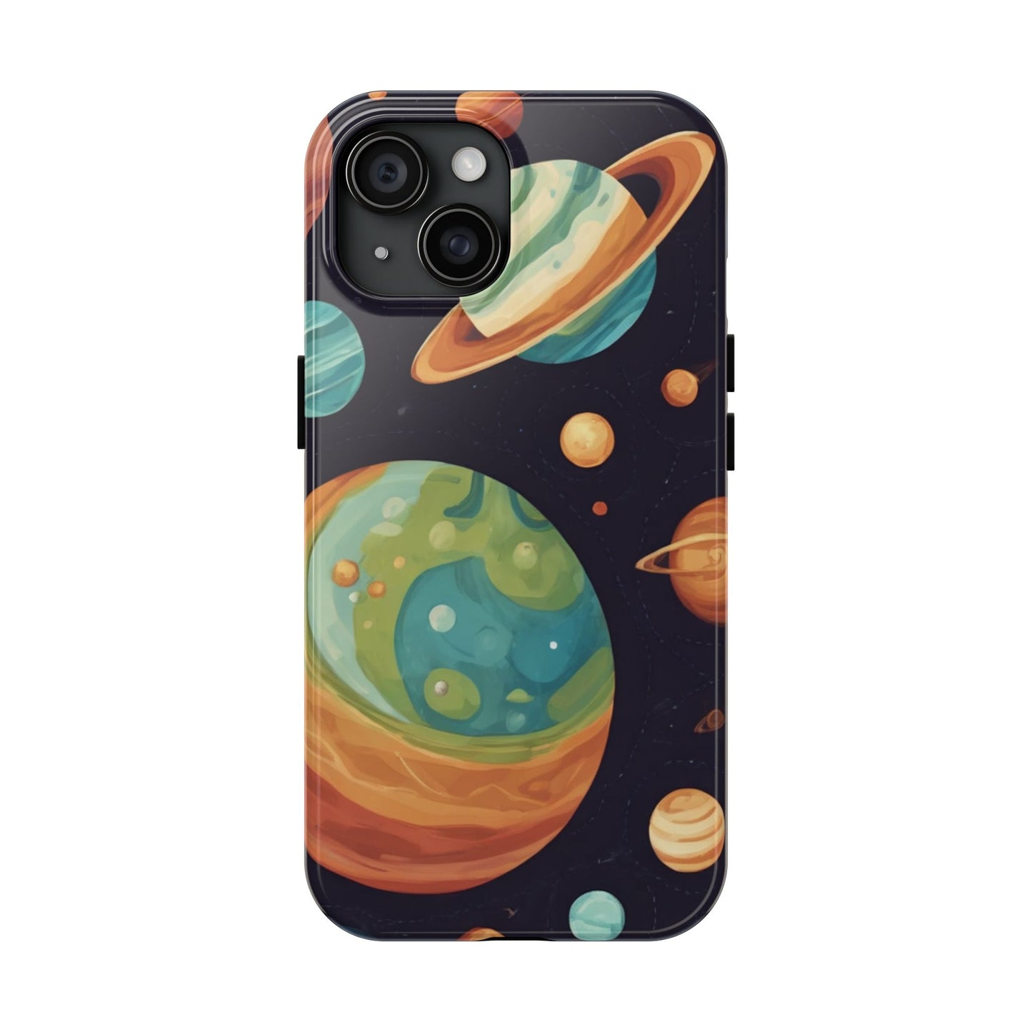 Cosmic Planet Phone Case - Durable Tough Protector for Space Lovers - for iPhone