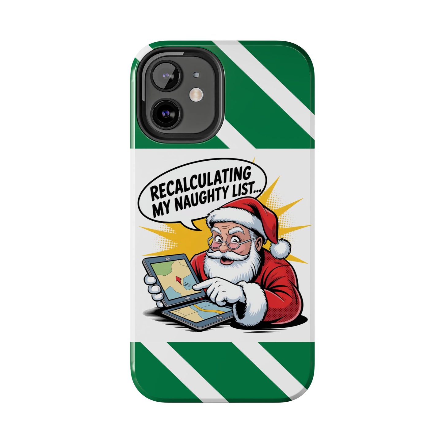 Santa Naughty List Phone Case - Tough & Fun Holiday Protection