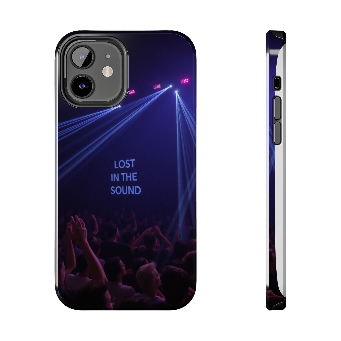 Vibrant Tough Phone Case - 'Lost in the Sound' Design for Music Lovers