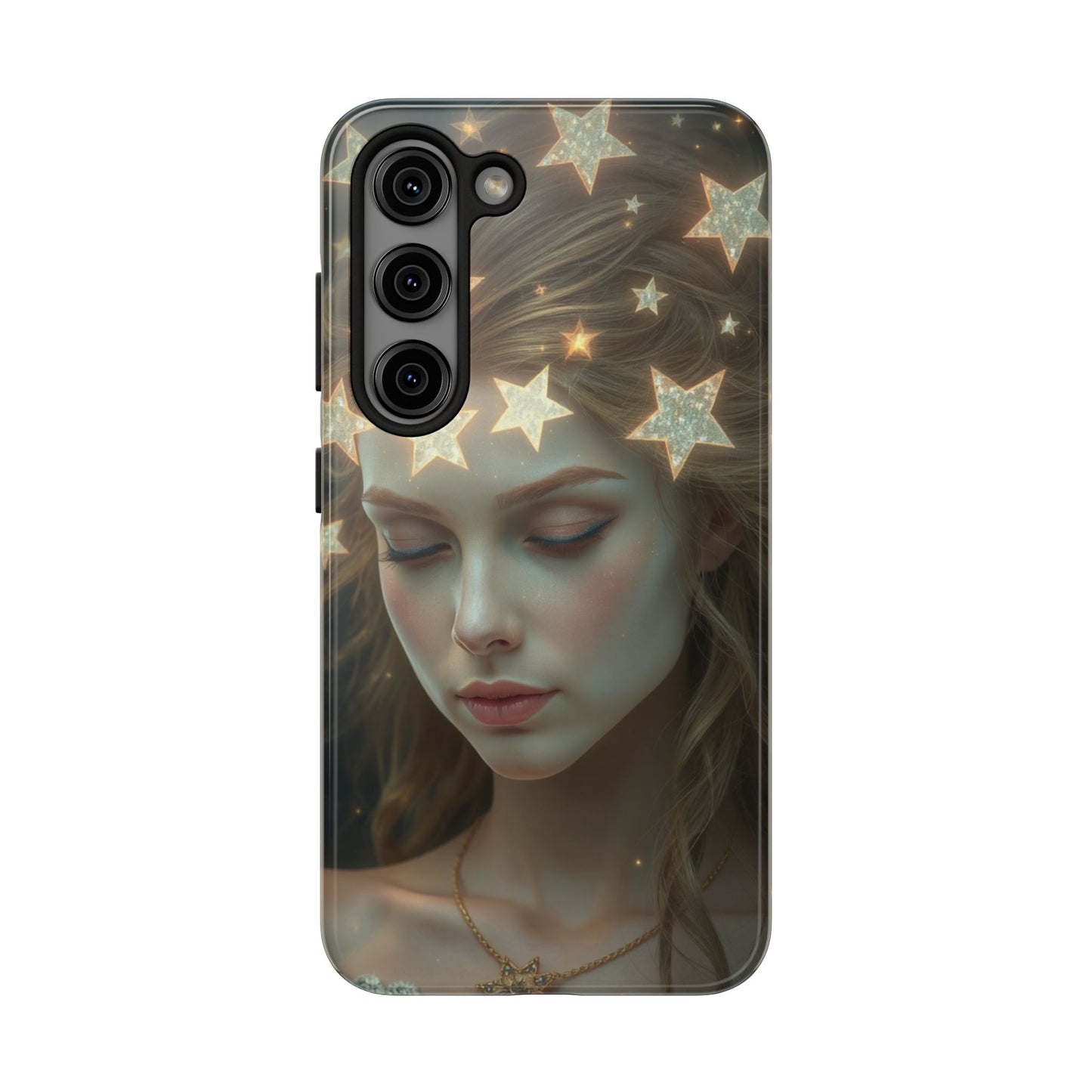 Celestial Dream Tough Phone Case - Artistic Starry Design for Style Enthusiasts