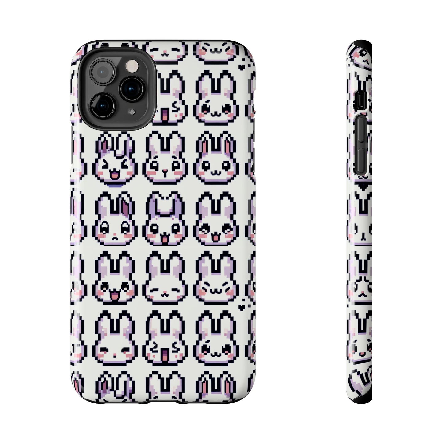 Cute Pixel Bunny Tough Phone Case - Stylish & Protective Cover for iPhone