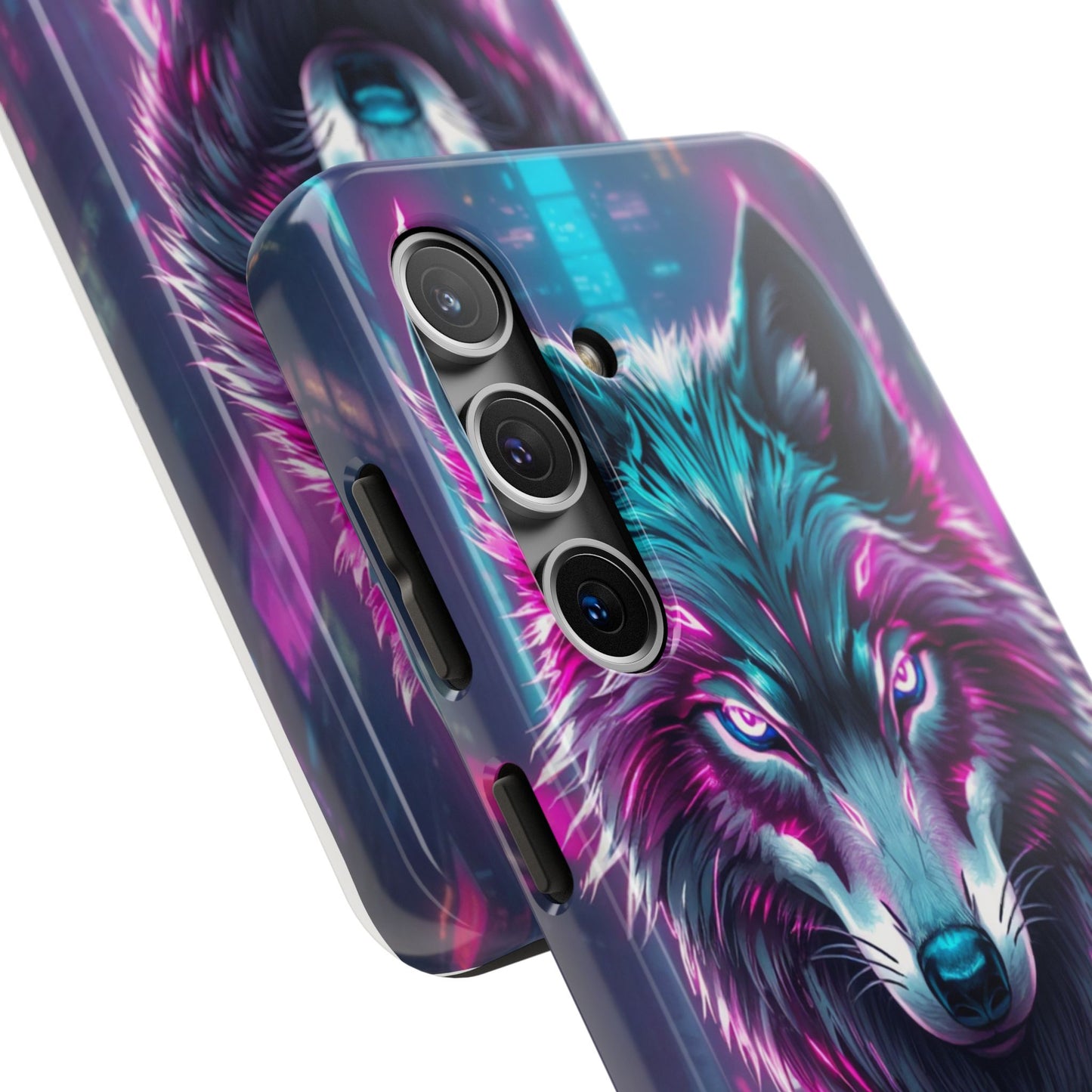 Fierce Wolf Phone Case - Tough & Vibrant Design for Animal Lovers