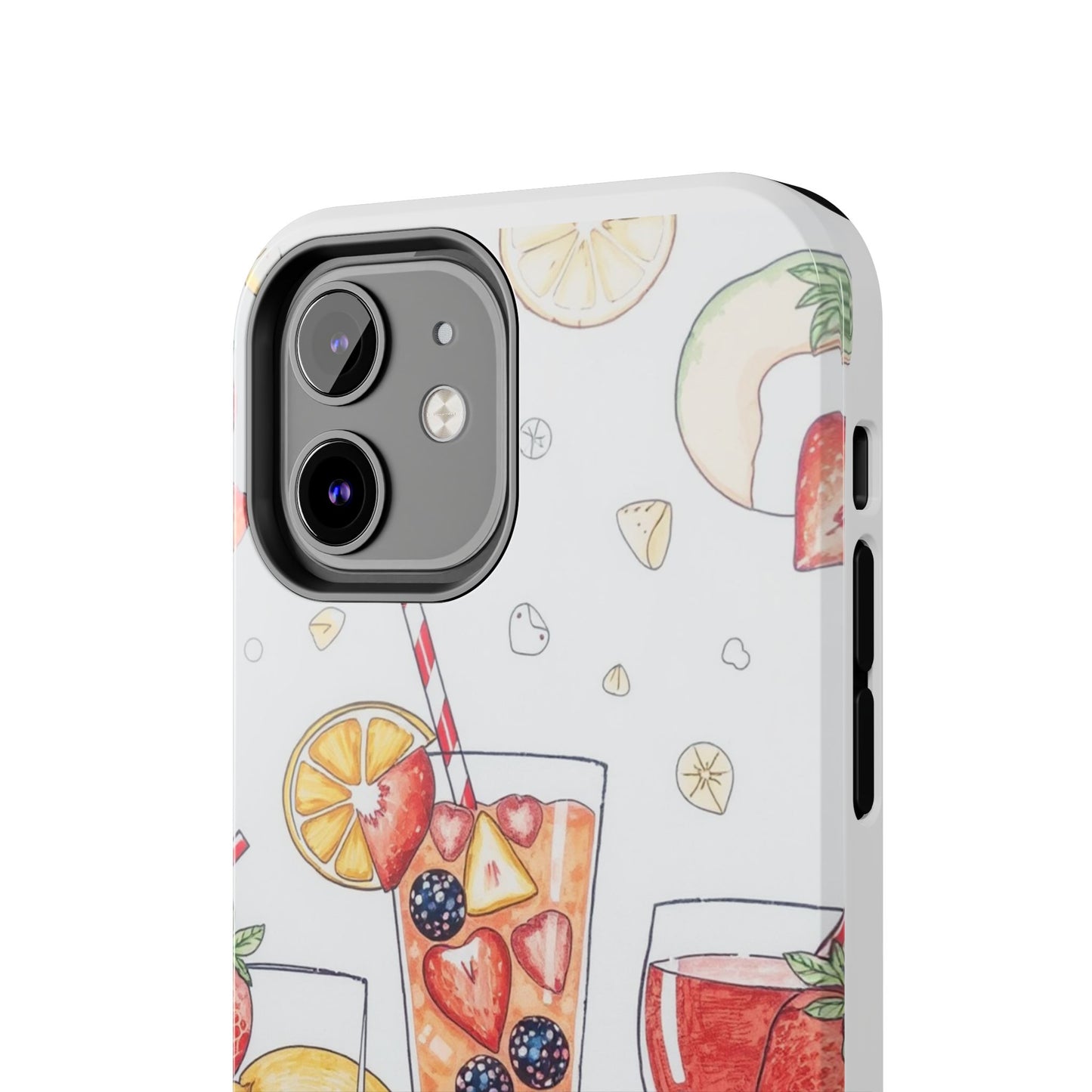Colorful Fruit Cocktail Tough Phone Case - Perfect for Summer Vibes