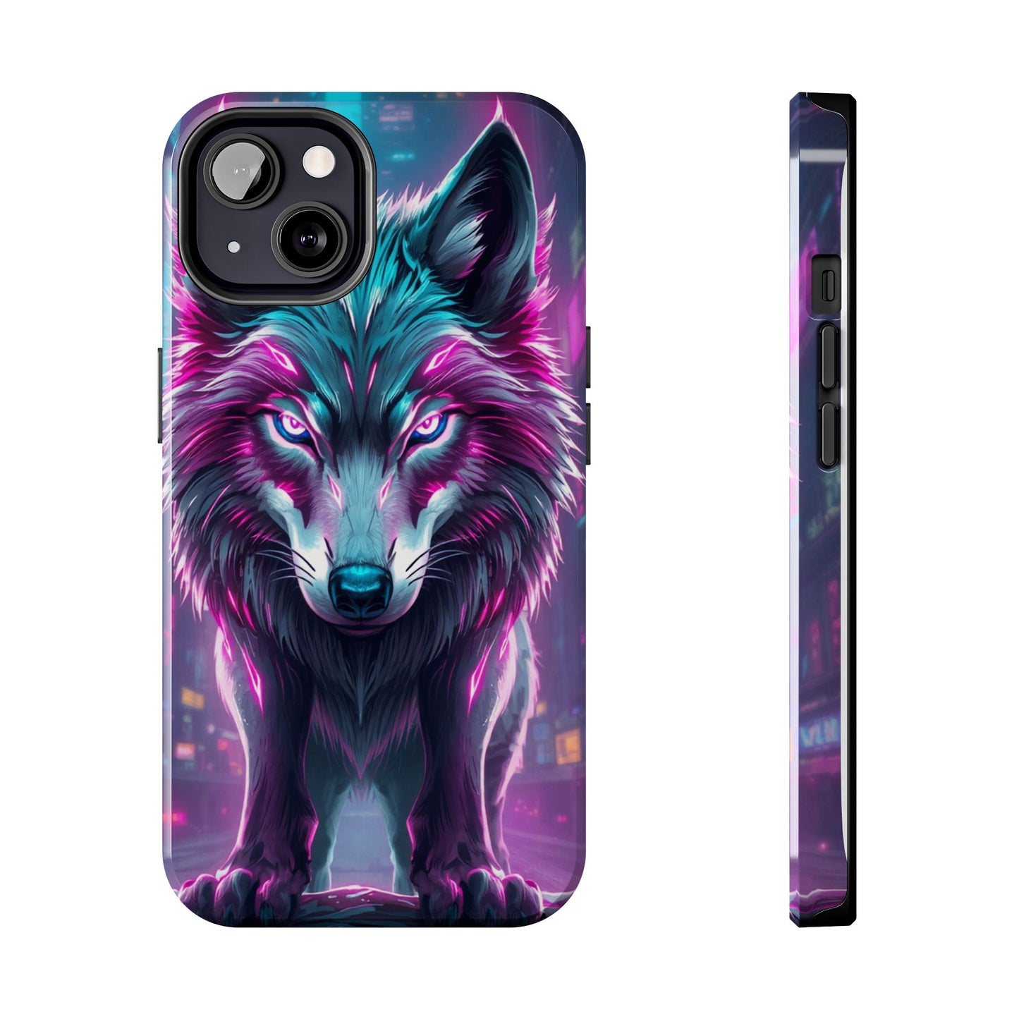 Fierce Wolf Phone Case - Tough & Vibrant Design for Animal Lovers
