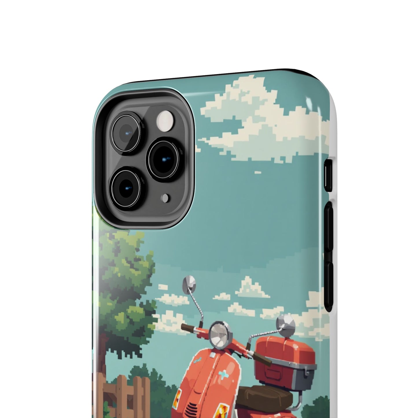 Retro Scooter Phone Case - Tough & Stylish Protection