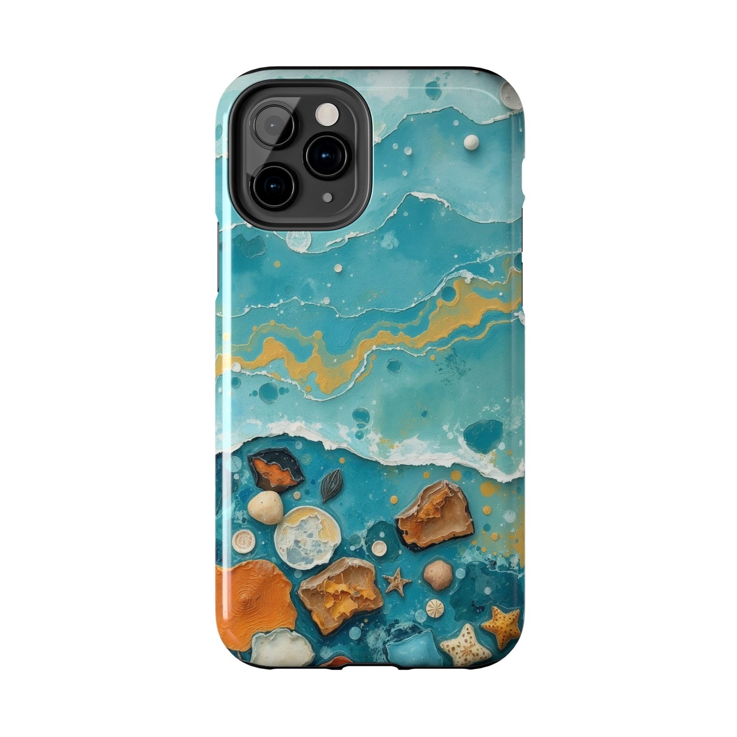 Ocean-Inspired Tough Phone Cases - Coastal Beach Vibe, Easy Accessory for Beach Lovers