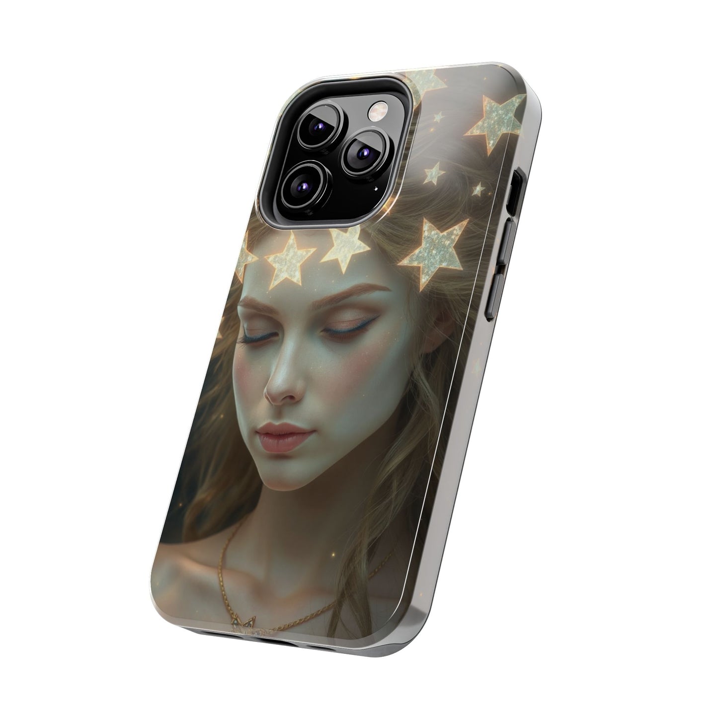 Celestial Dream Tough Phone Case - Artistic Starry Design for Style Enthusiasts