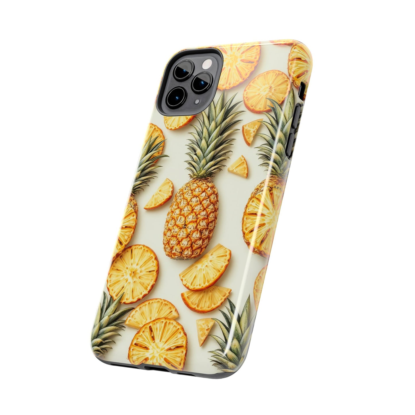 Tropical Pineapple Phone Case - Tough Phone Protector for Summer Vibes