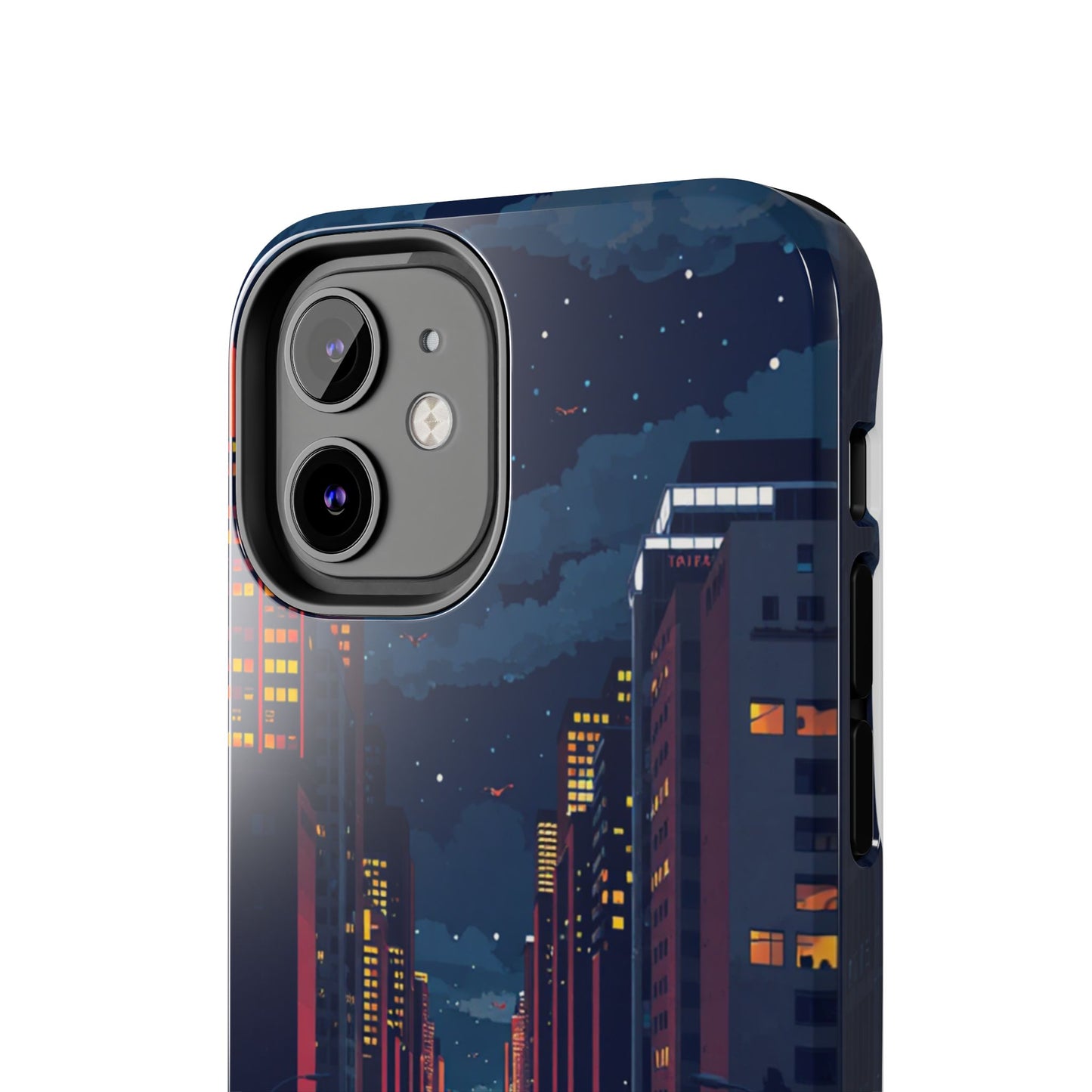 Urban Nightlife Tough Phone Case - Durable & Stylish Protection