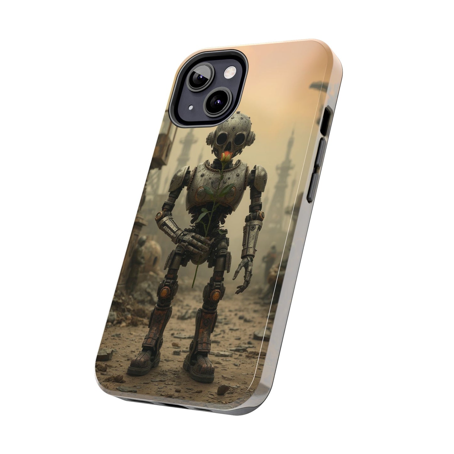 Robotic Sentinel Tough Phone Case - Durable Protector for Sci-Fi Lovers
