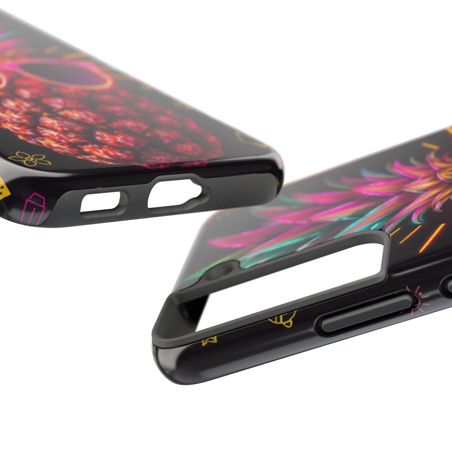 Tough Pineapple Phone Case - Cool, Vibrant Design Perfect for Summer Vibes