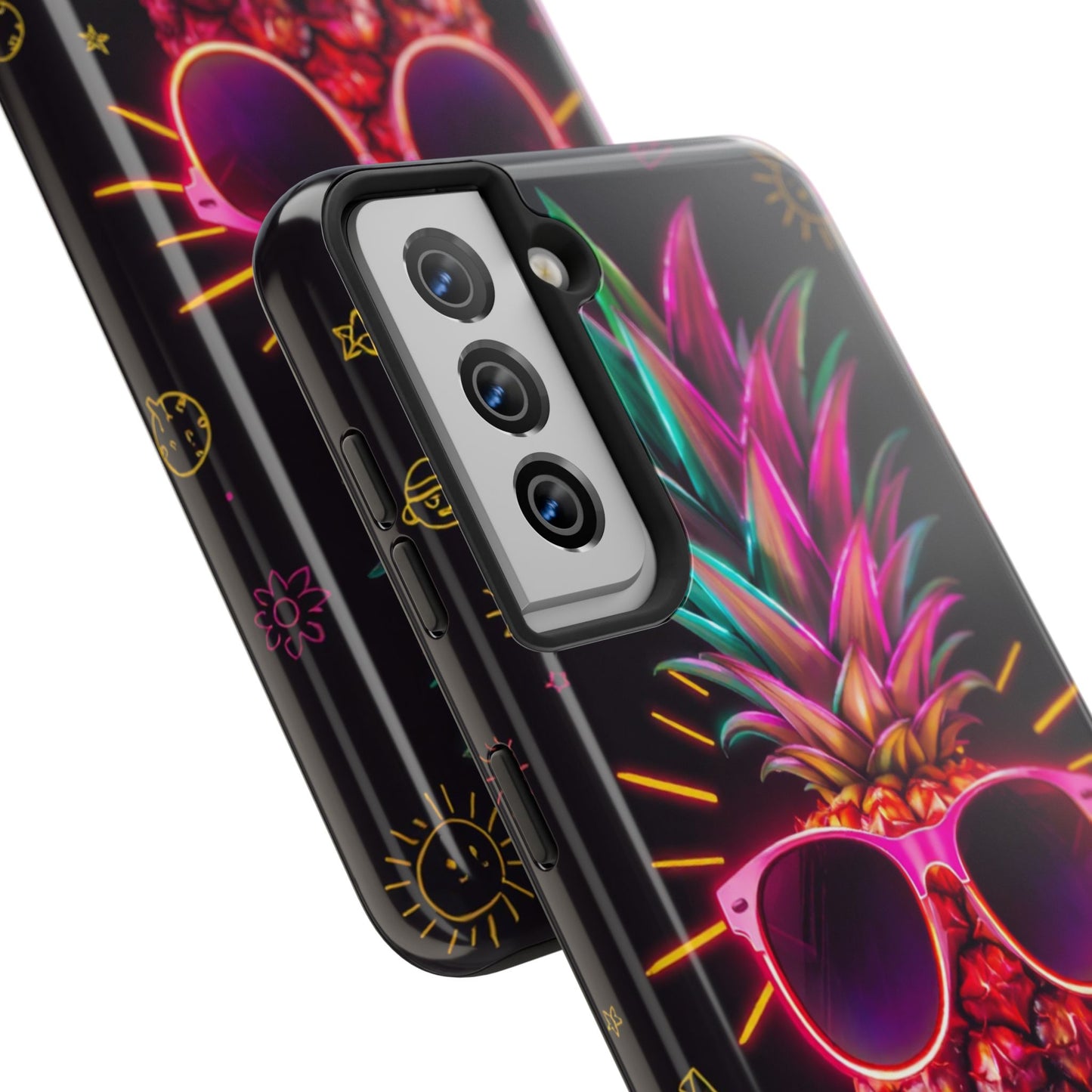 Tough Pineapple Phone Case - Cool, Vibrant Design Perfect for Summer Vibes