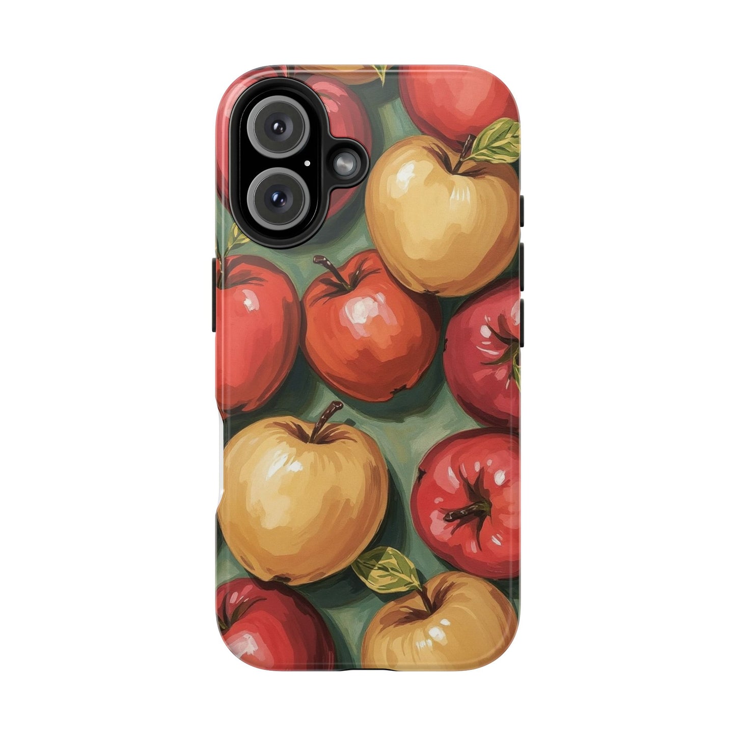 Colorful Painted Apples Art Tough Phone Case - Durable & Stylish Protection - for iPhone