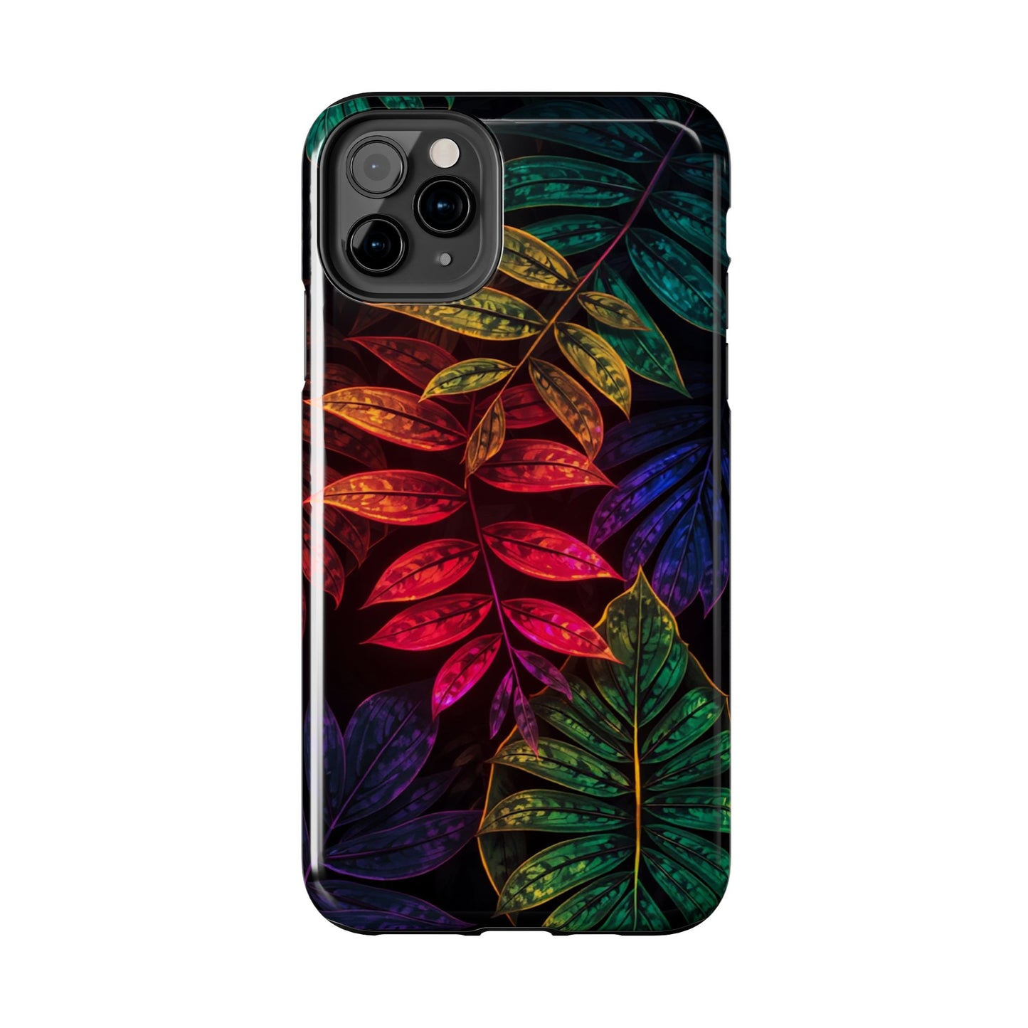 Vibrant Tropical Leaf Tough Phone Case