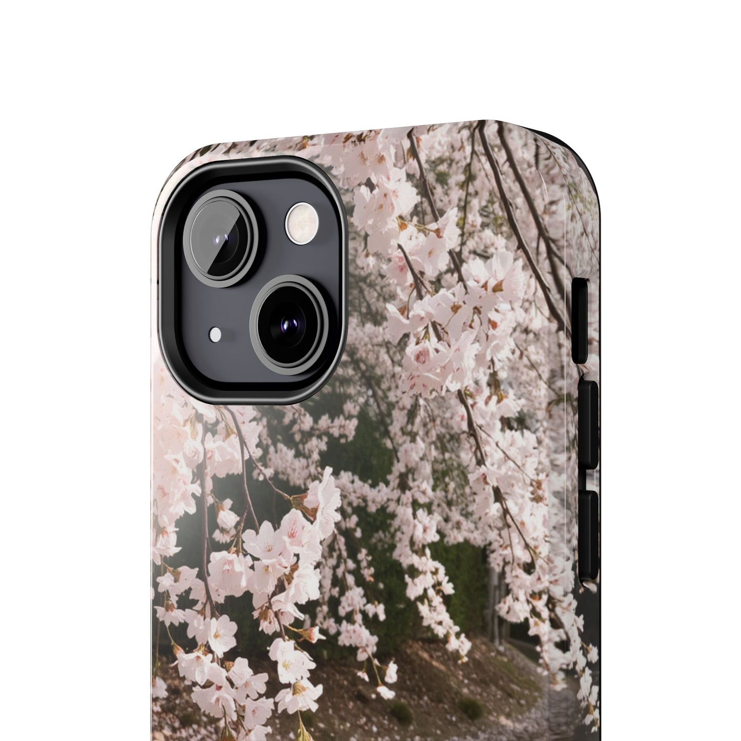 Cherry Blossom Tough Phone Cases - Durable Protection with Floral Serenity