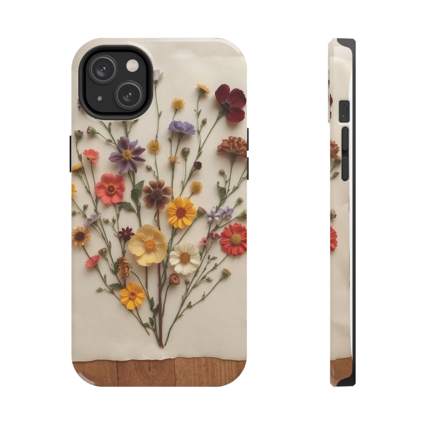 Floral Tough Phone Case - Durable Protection with Nature-Inspired Design