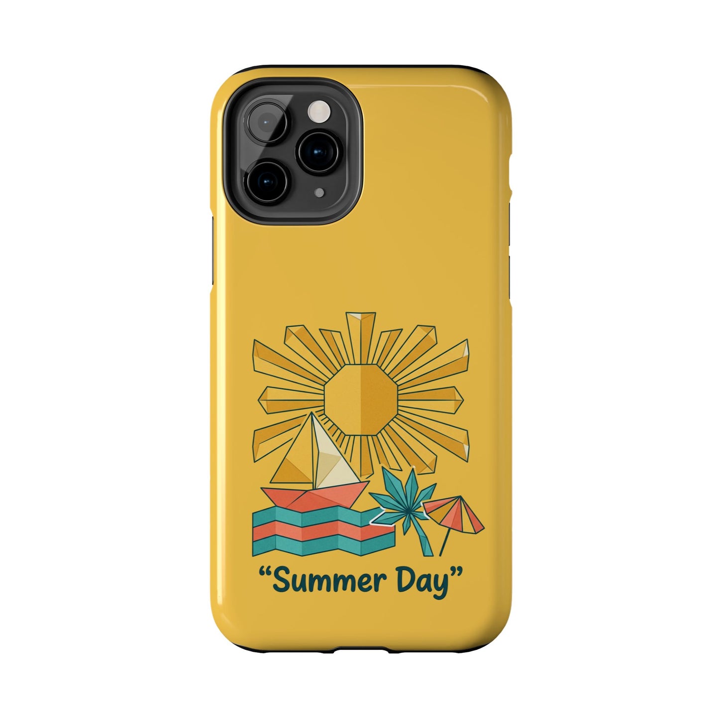 Summer Day Origami iPhone Case — Tough Protective Cover