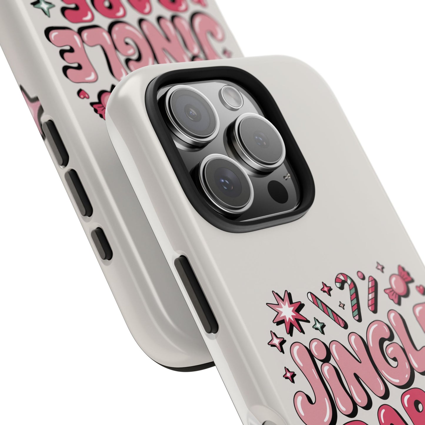 Jingle Babe Tough Phone Case - Festive Holiday Protection for Your iPhone