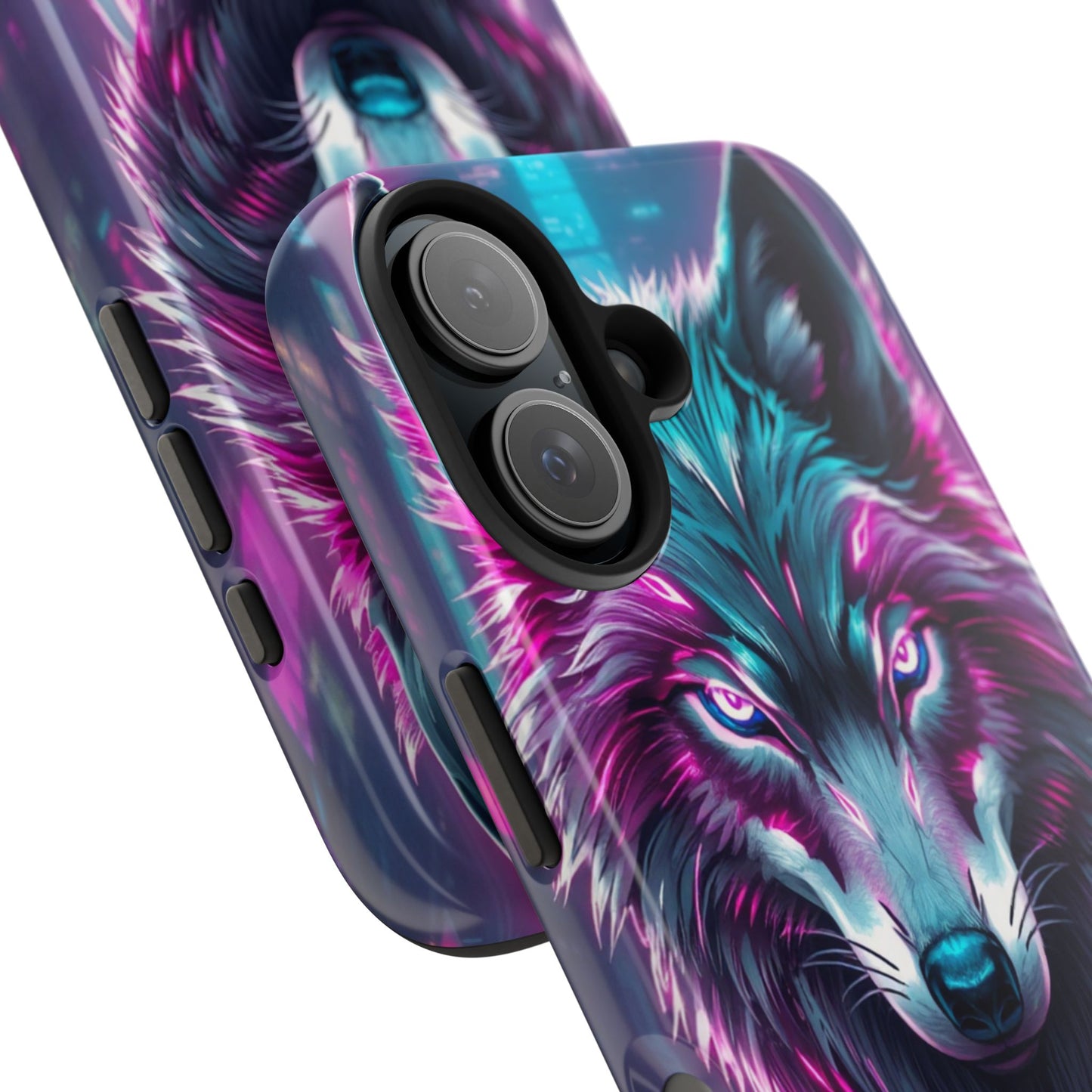 Fierce Wolf Phone Case - Tough & Vibrant Design for Animal Lovers
