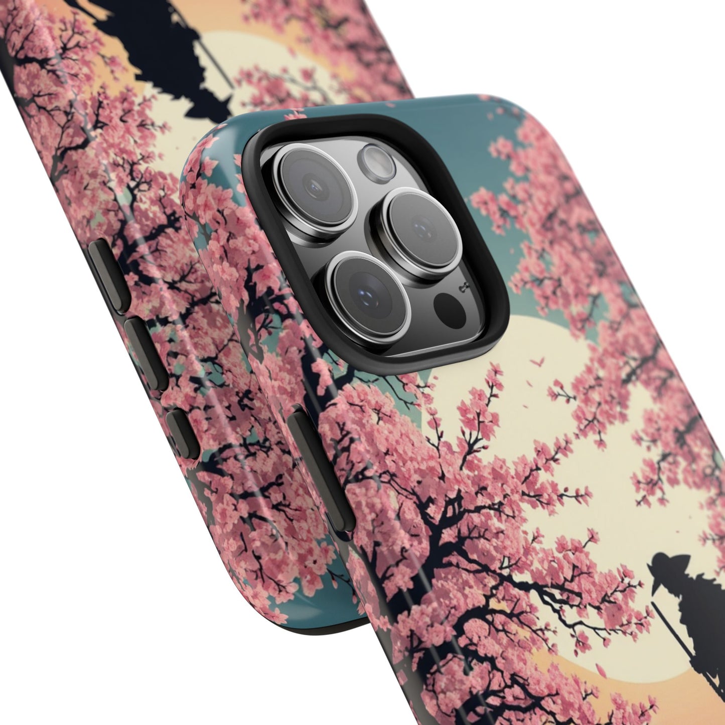 Cherry Blossom Samurai Tough Phone Case