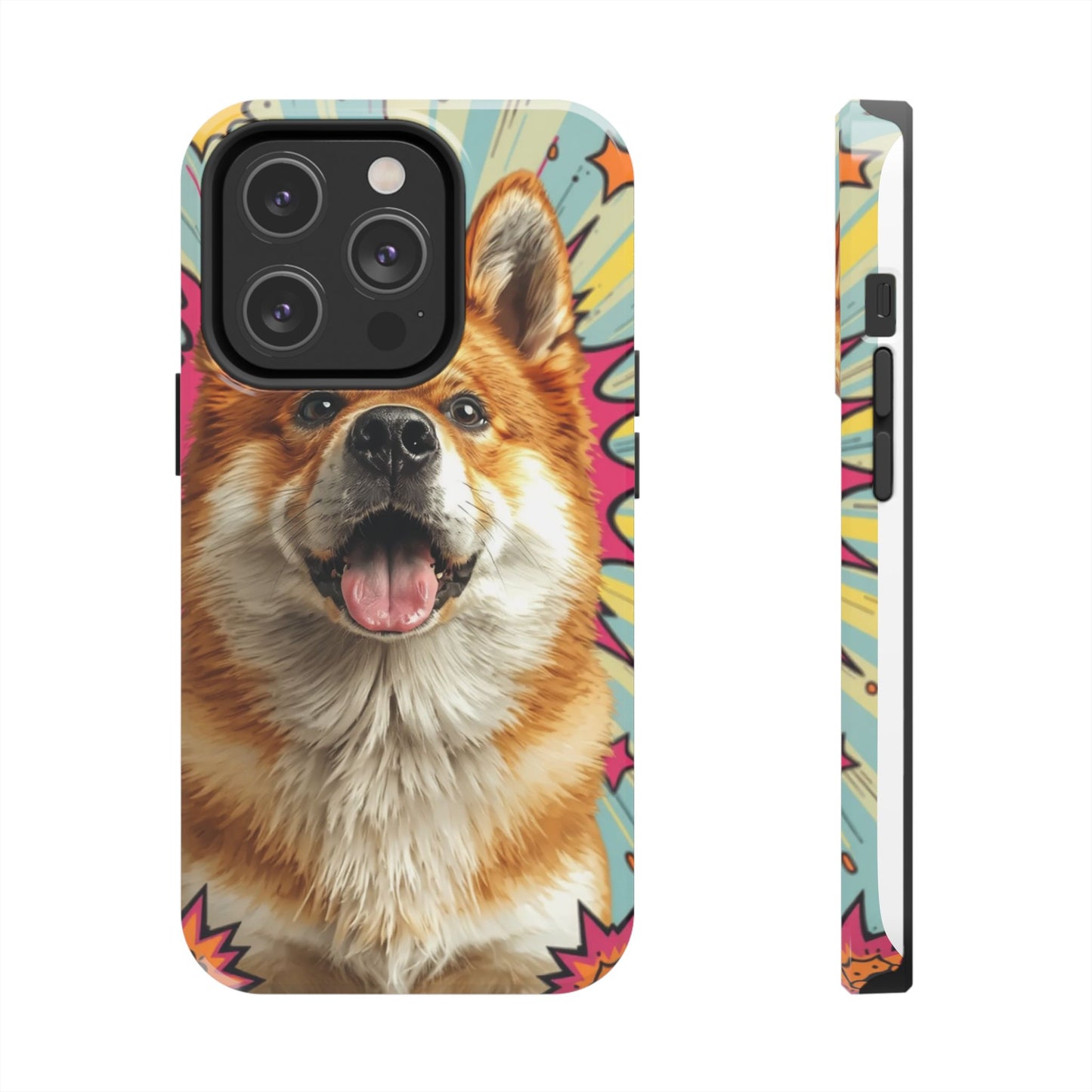 Playful Dog Tough Phone Case - Durable & Stylish Pet Lover Gift