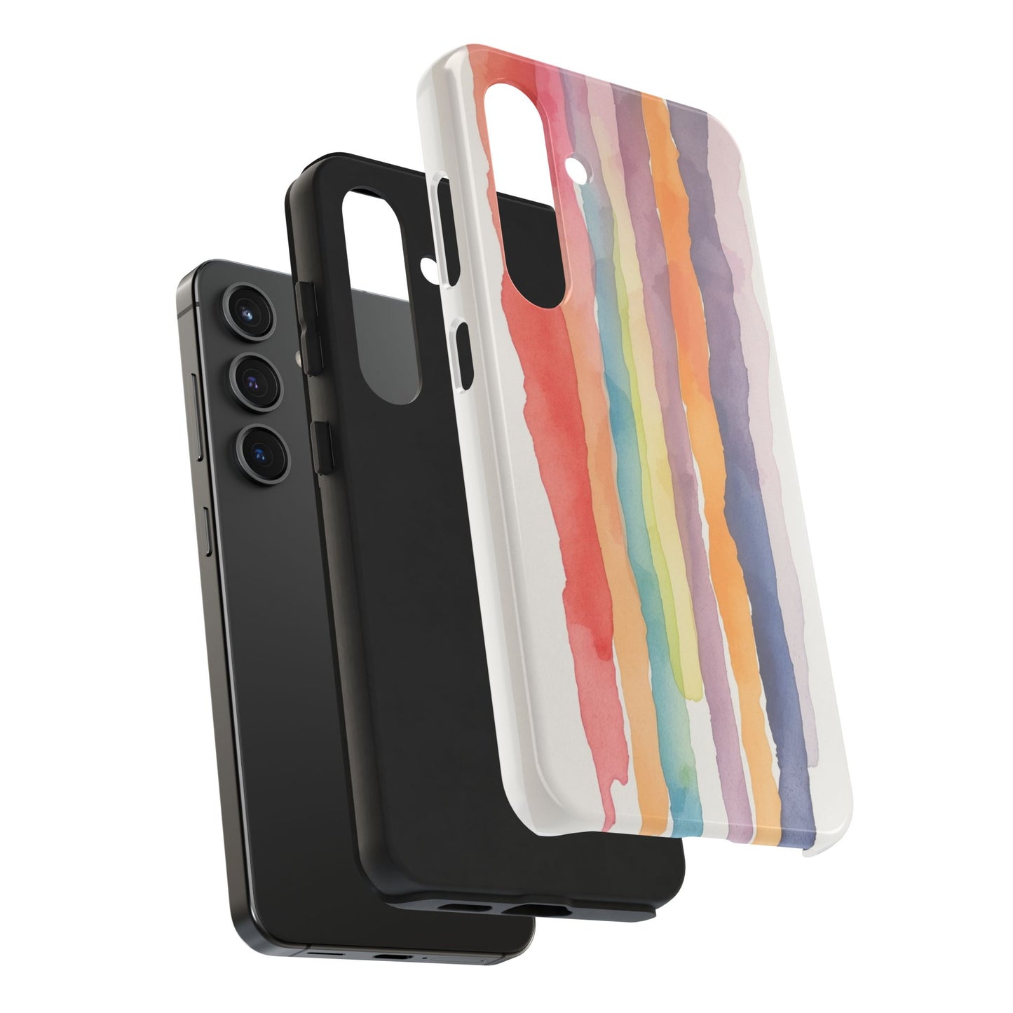 Colorful Watercolor Tough Phone Case - Stylish and Durable Cover for Creative Souls