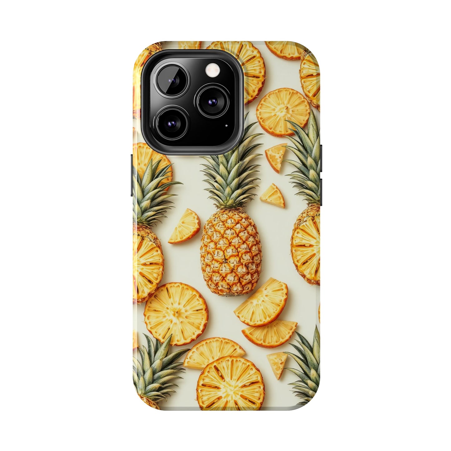 Tropical Pineapple Phone Case - Tough Phone Protector for Summer Vibes