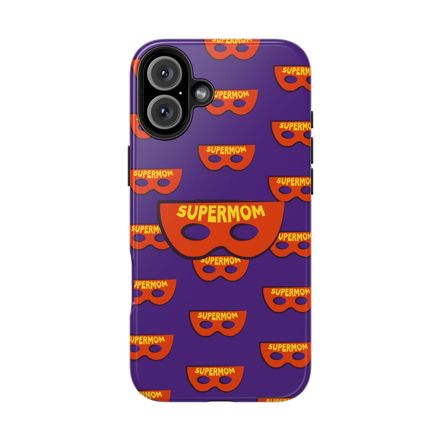 Supermom Tough Phone Case - Durable Protection with Fun Design - for iPhone
