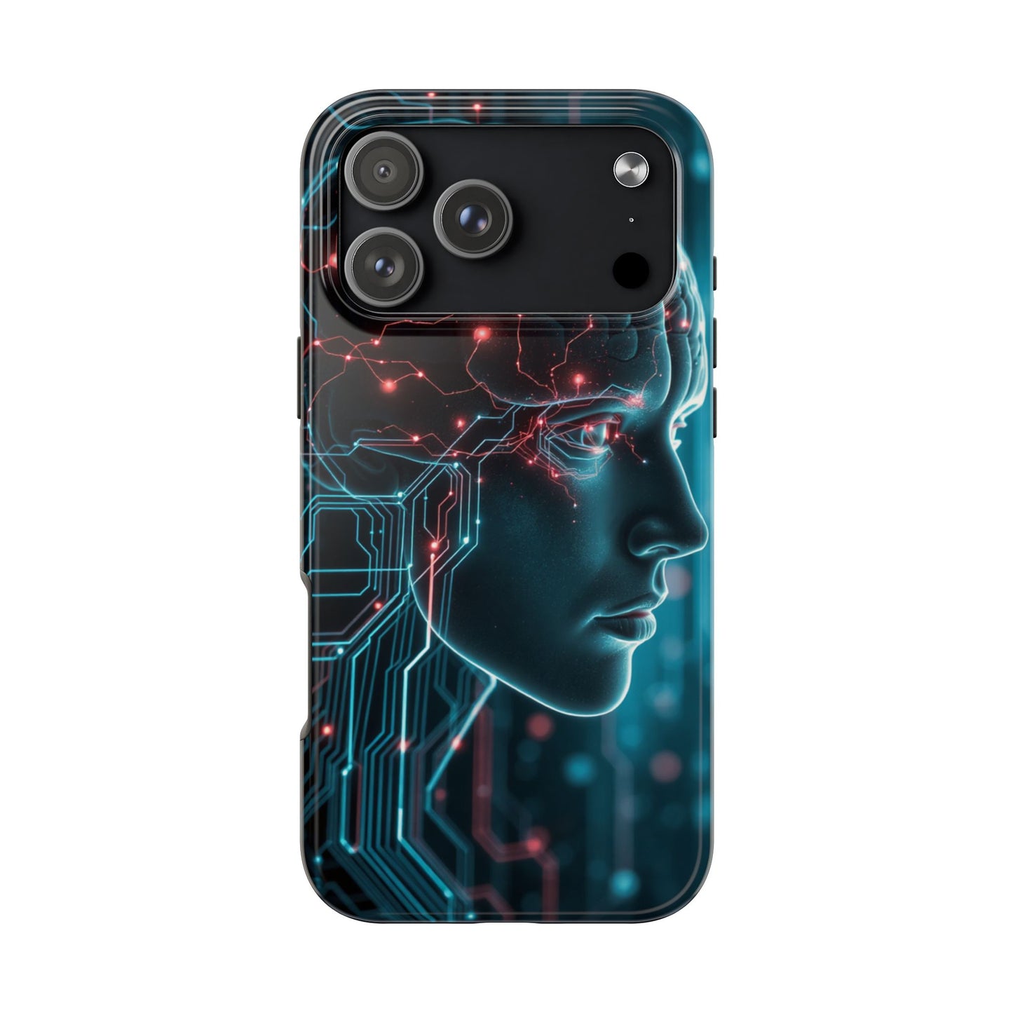 Futuristic Brain Design Tough Phone Case