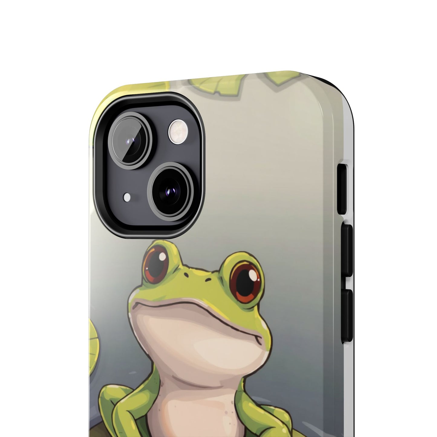 Cute Frog Tough Phone Case - Durable Protection with Nature Vibe
