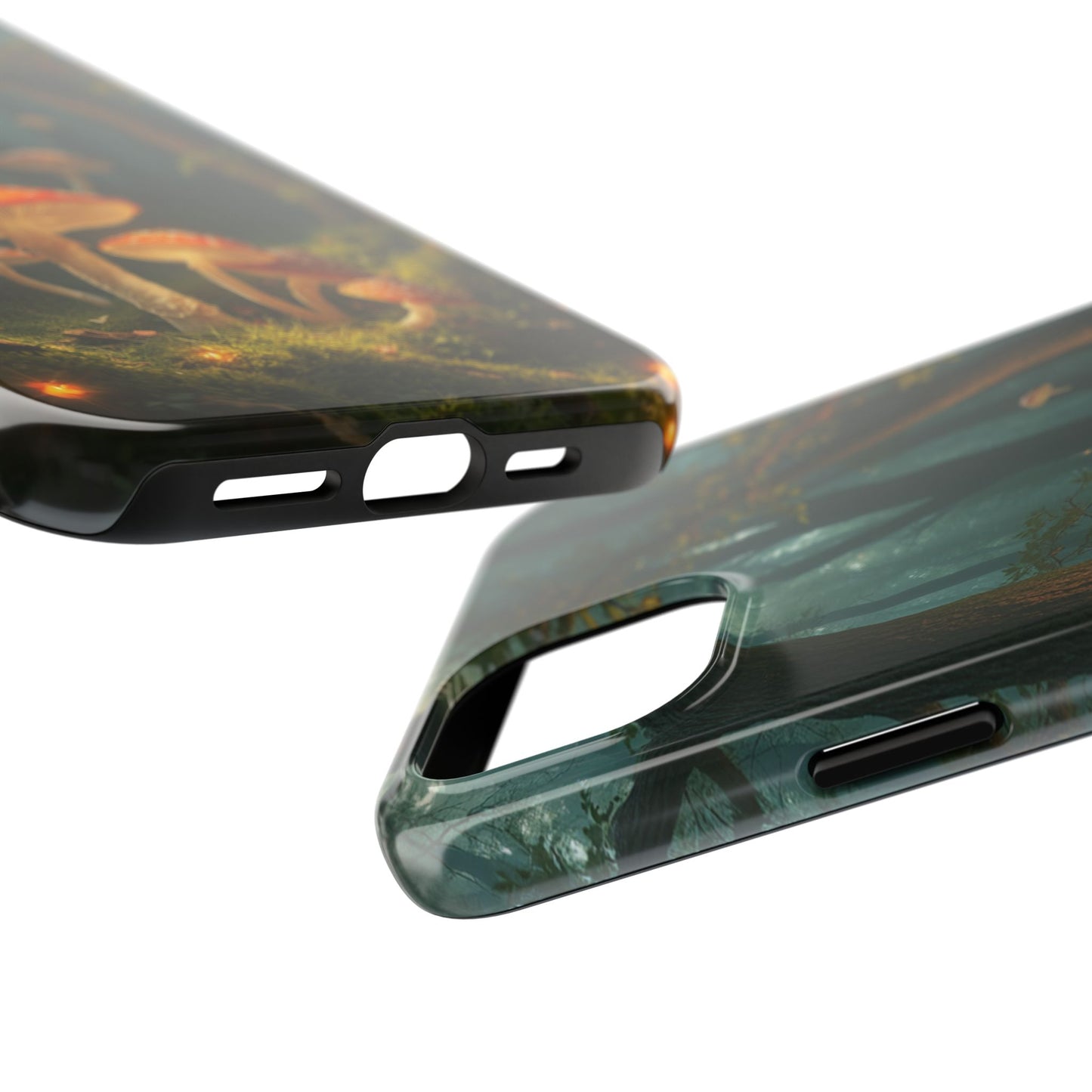 Whimsical Mushroom Tough Phone Case - Forest Fantasy Design