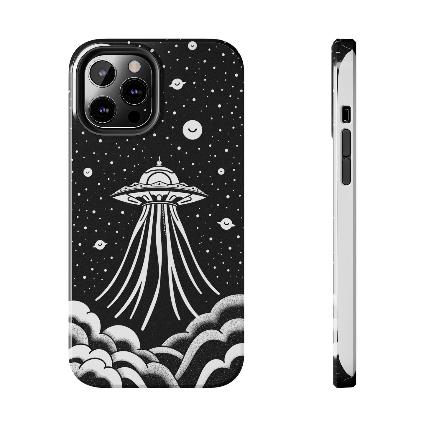Galaxy UFO Tough Phone Case - Durable Protection with Unique Space Design