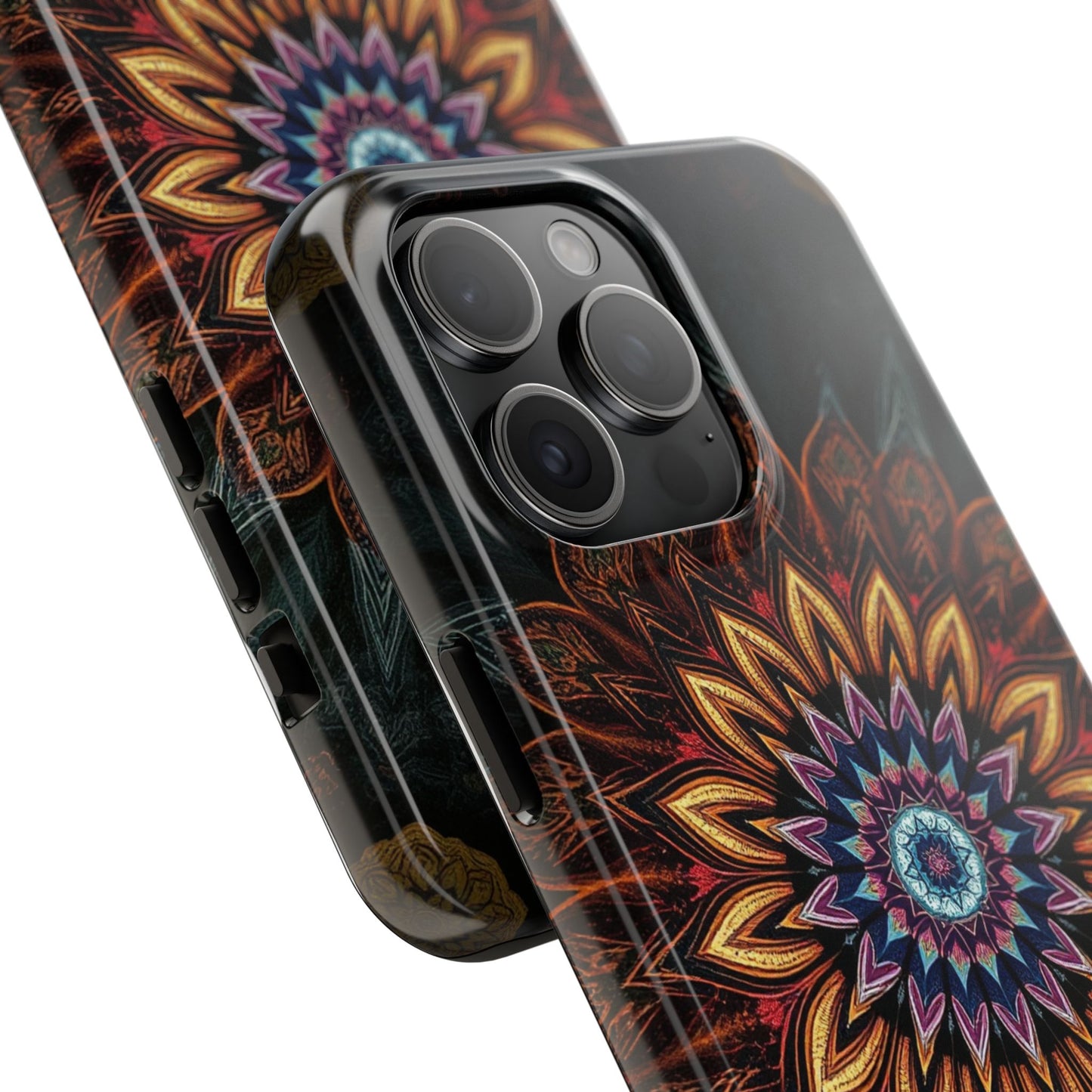 Mystic Mandala Tough Phone Case - Durable Protection with Artistic Design - for iPhone