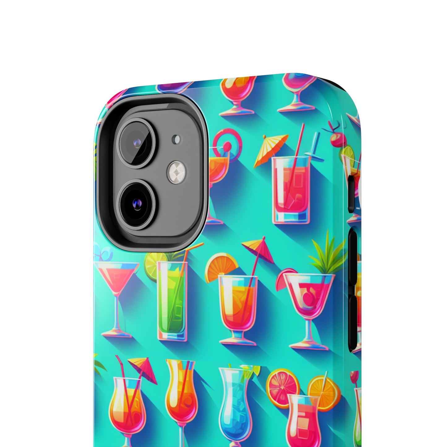 Cocktail Party Phone Case - Fun & Colorful Design for Summer Vibes - for iPhone