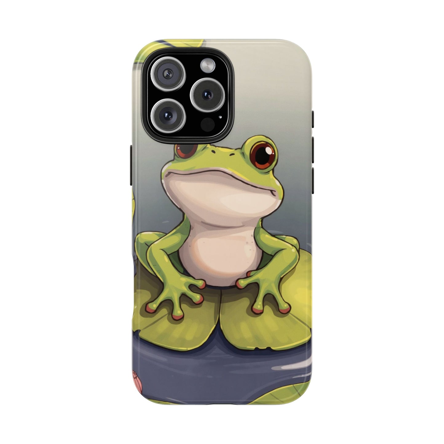 Cute Frog Tough Phone Case - Durable Protection with Nature Vibe