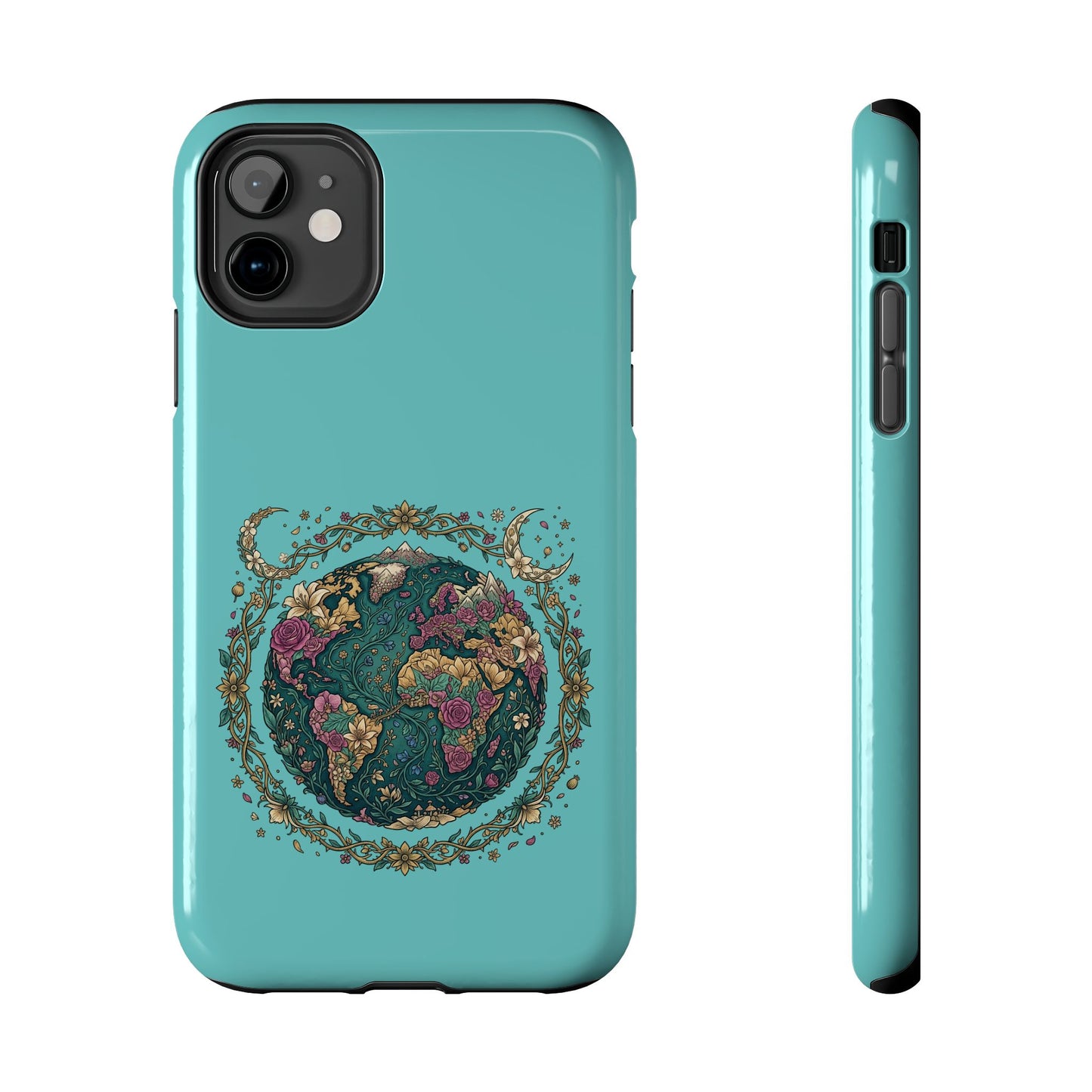 Mystical Floral Planet Phone Case — Tough Protective Phone Case