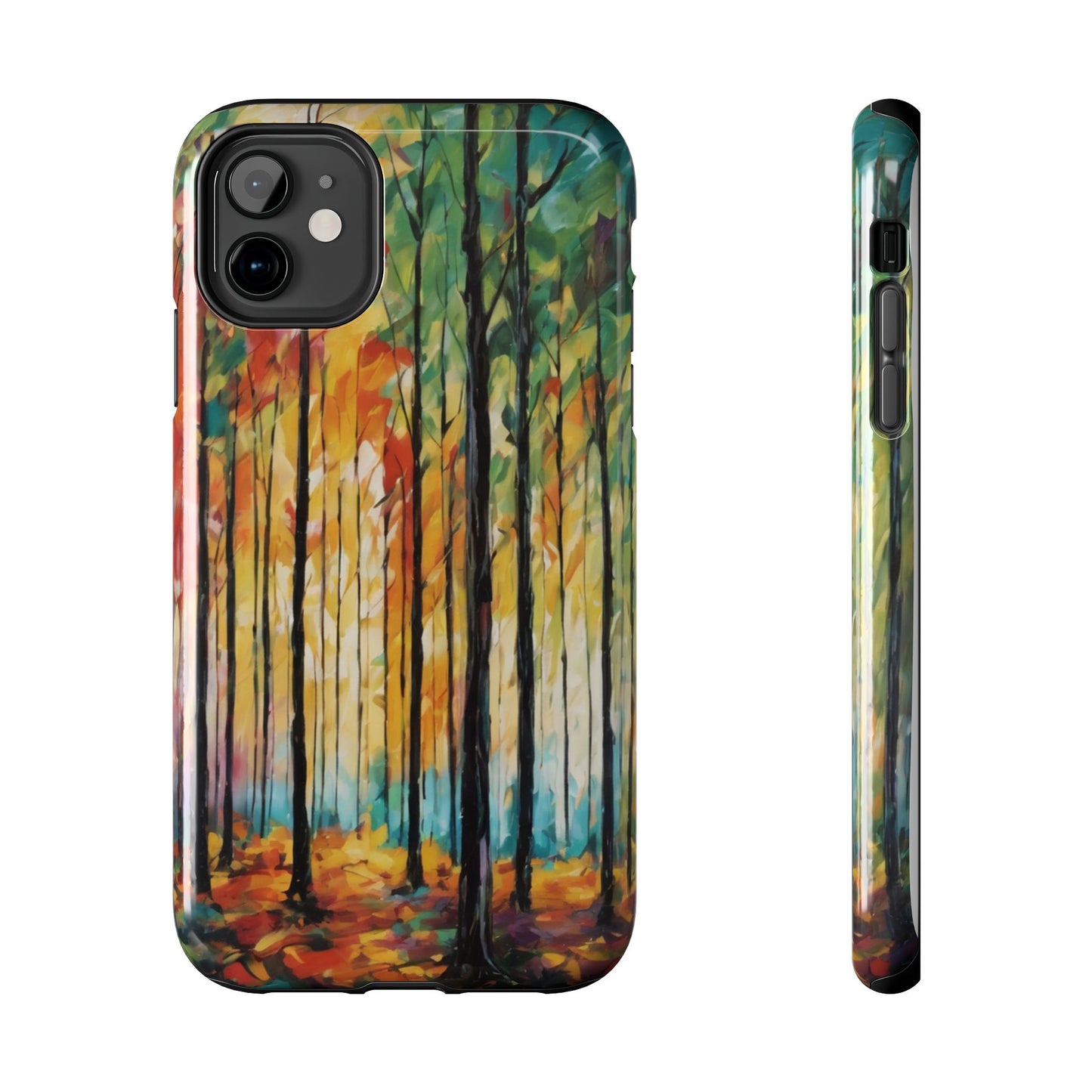 Autumn Forest Tough Phone Case - Colorful Nature Design - for iPhone