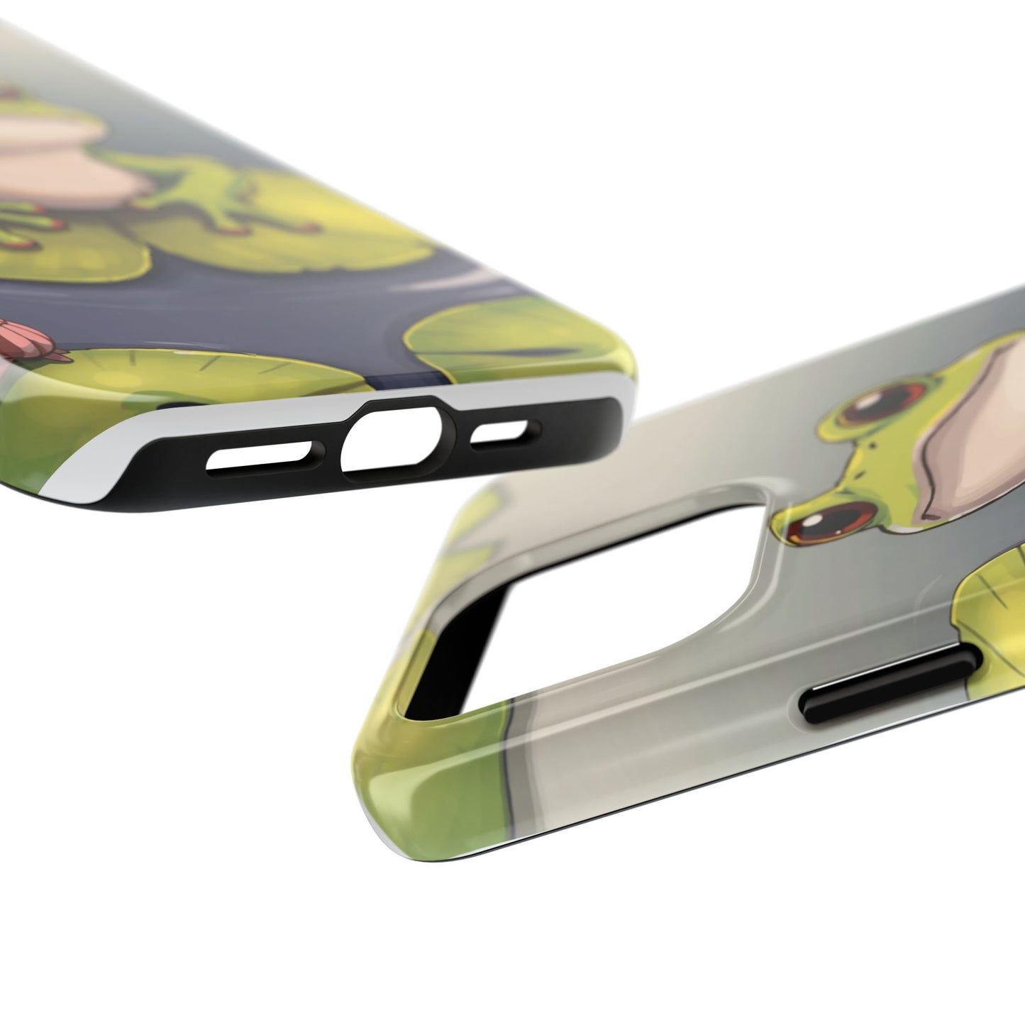 Cute Frog Tough Phone Case - Durable Protection with Nature Vibe