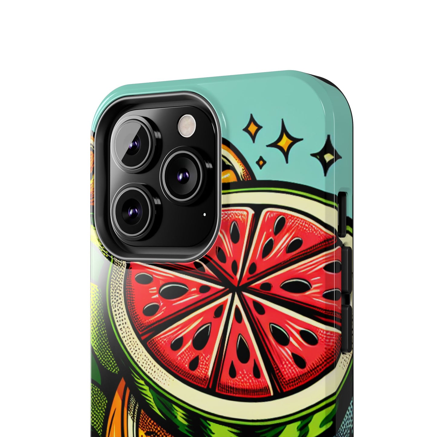 Vibrant Citrus Tough Phone Case - Fruit Slice Design - for iPhone