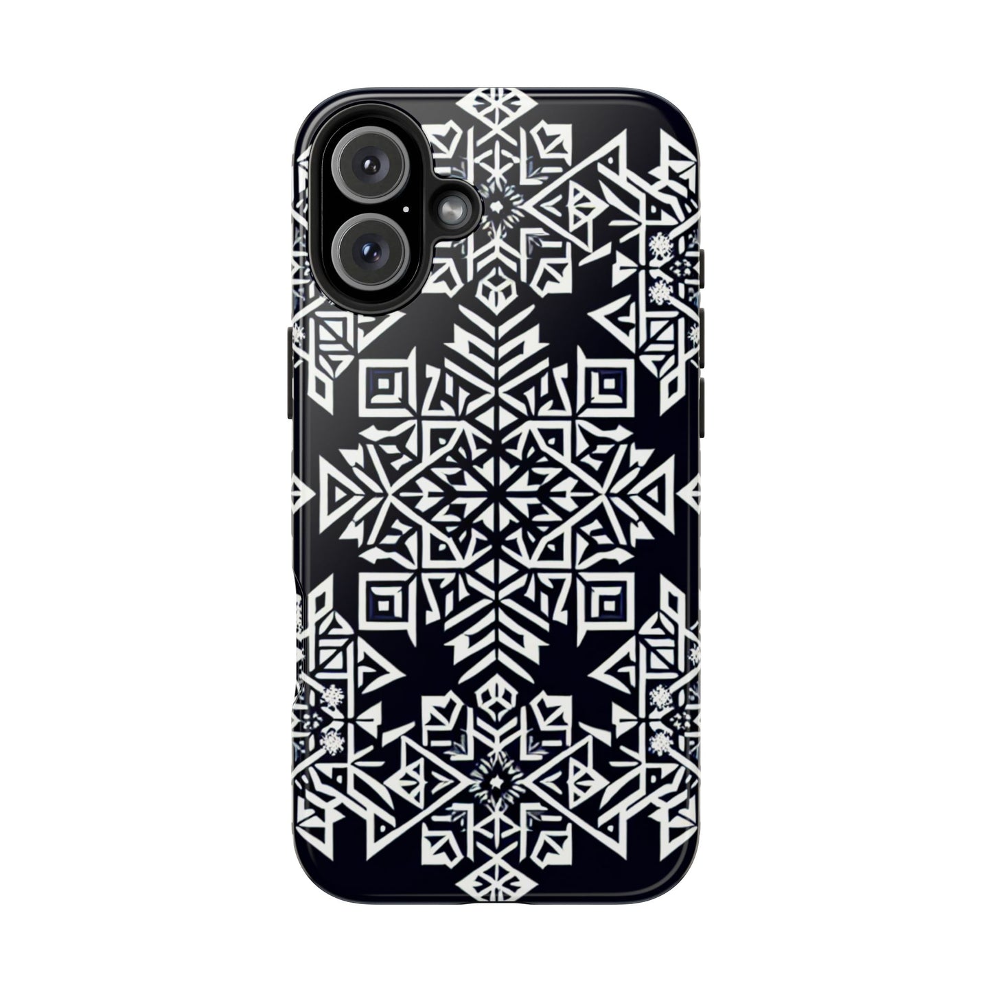 Winter Wonderland Tough Phone Case - Digital Snowflake - for iPhone
