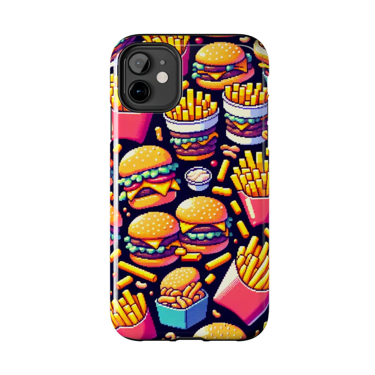 Retro Fast Food Phone Case - Tough and Durable - for iPhone
