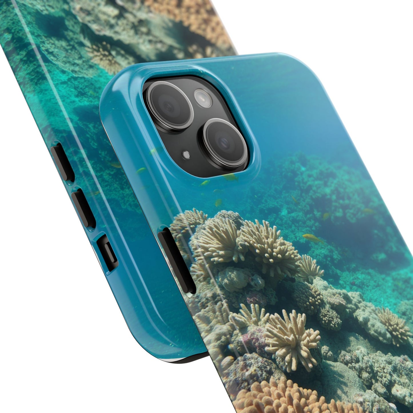 Coral Reef Tough Phone Case - Ocean Vibes Protection for Adventure Lovers