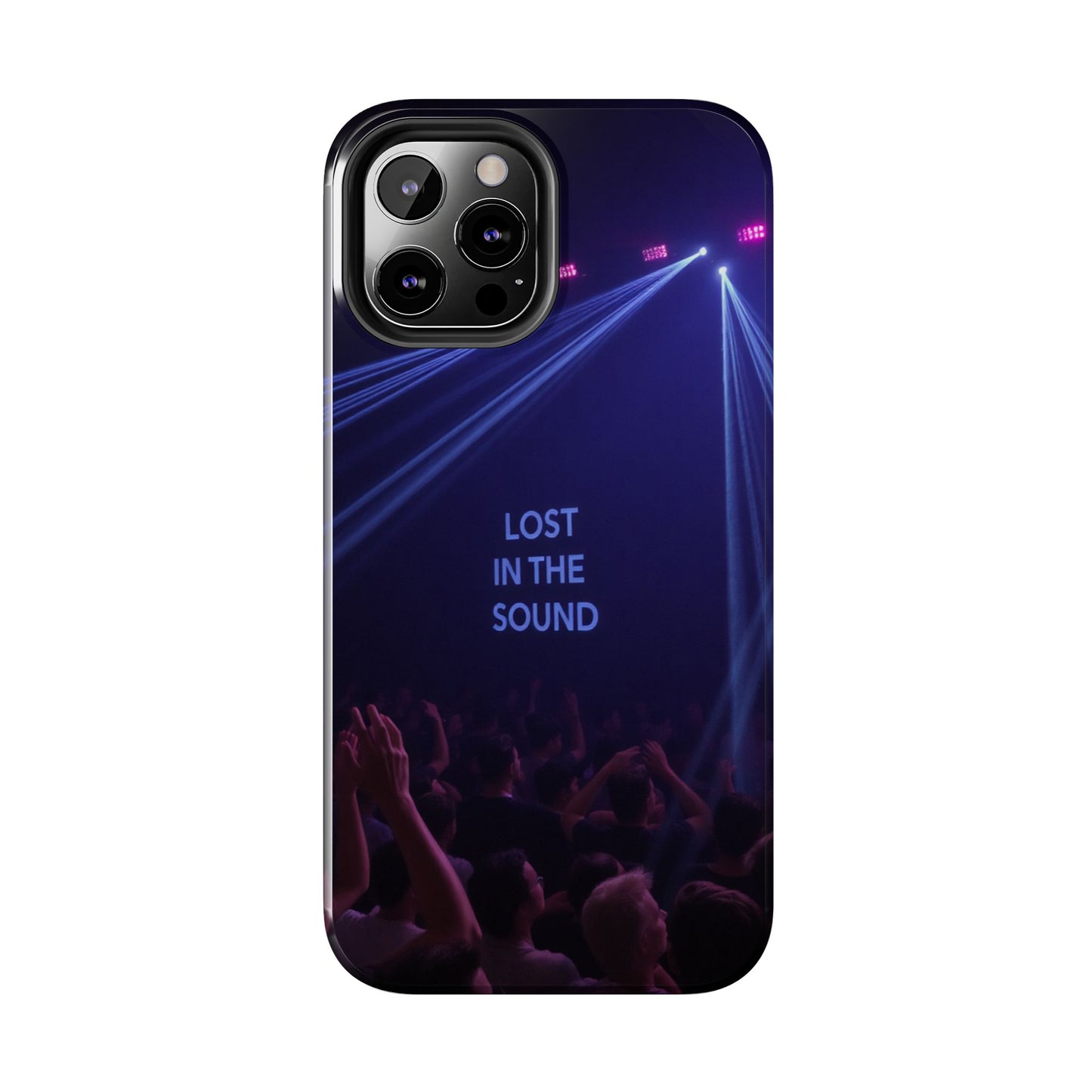 Vibrant Tough Phone Case - 'Lost in the Sound' Design for Music Lovers