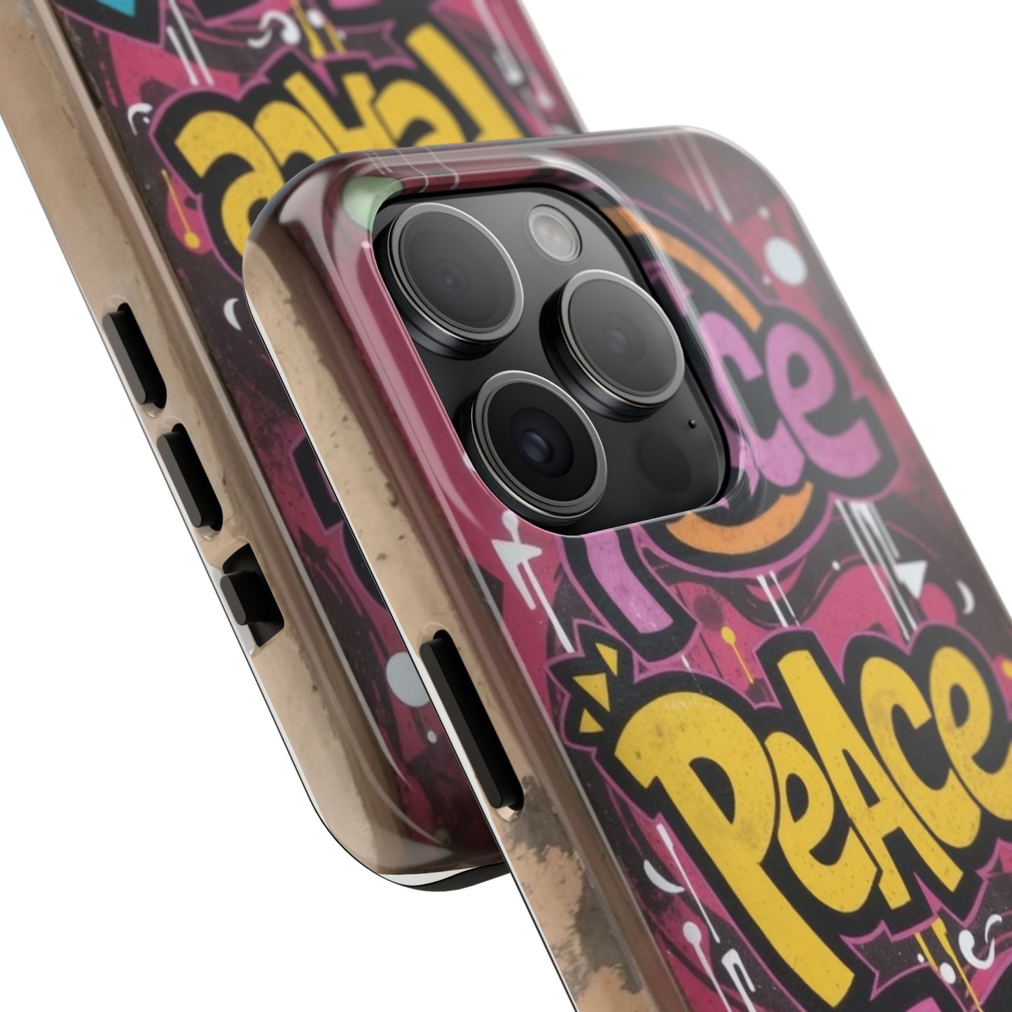 Colorful Peace Joy Tough Phone Case