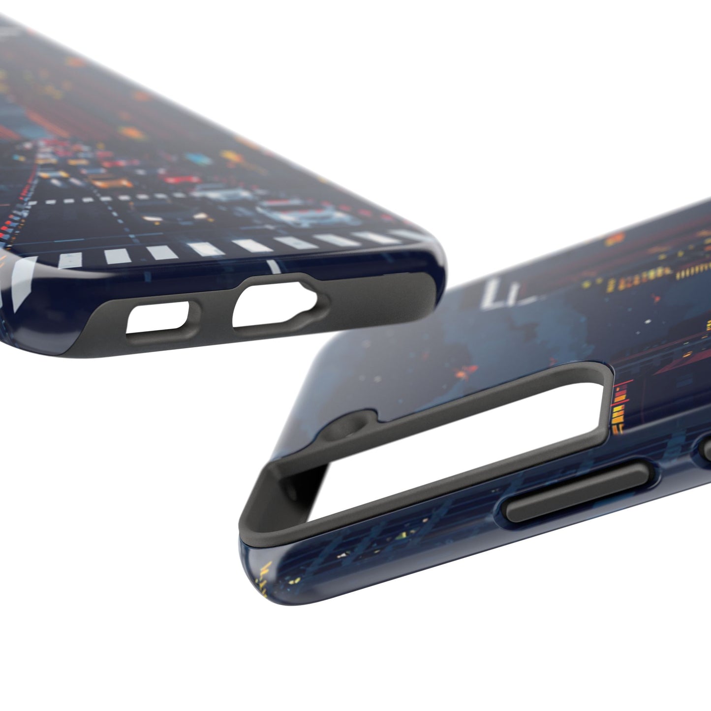 Urban Nightlife Tough Phone Case - Durable & Stylish Protection