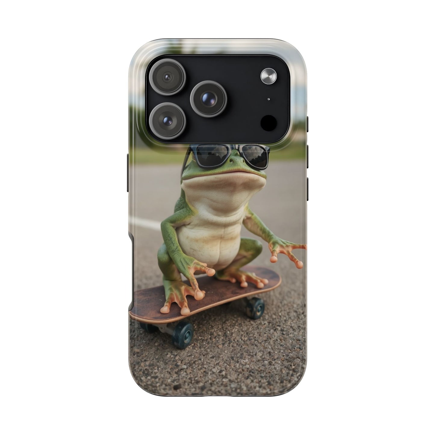 Cool Frog Skateboard Phone Case - Tough and Stylish Protection