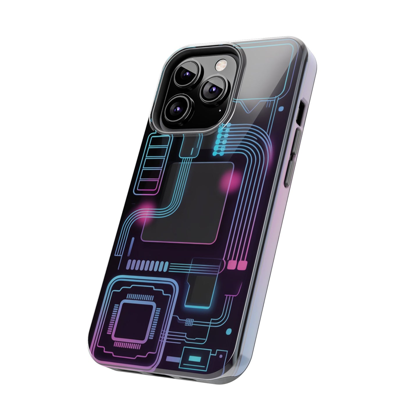 Cyberpunk Circuits Tough Phone Case