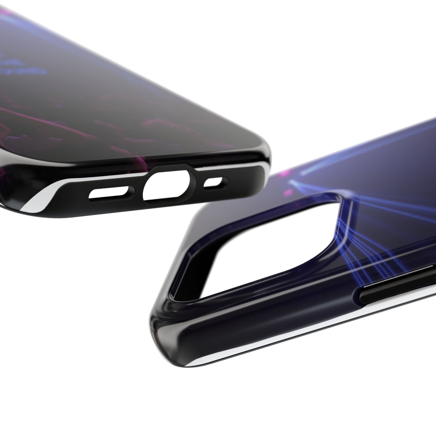 Vibrant Tough Phone Case - 'Lost in the Sound' Design for Music Lovers