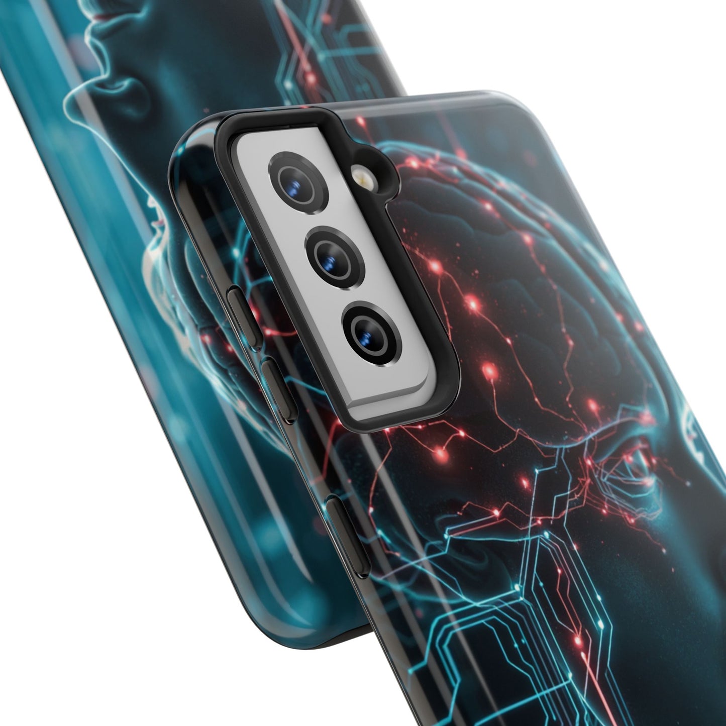 Futuristic Brain Design Tough Phone Case